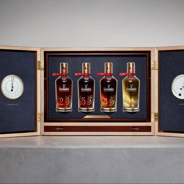 Glenfiddich 1950's collection auction case