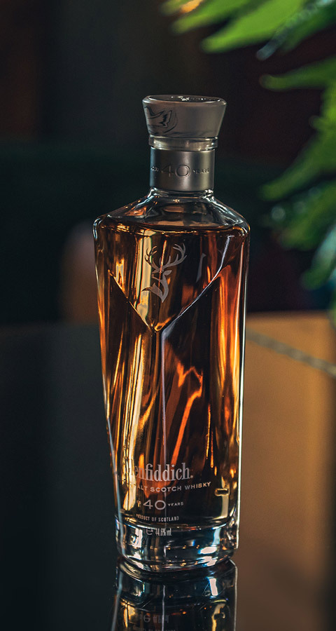 Glenfiddich 40 Year Old Bottle